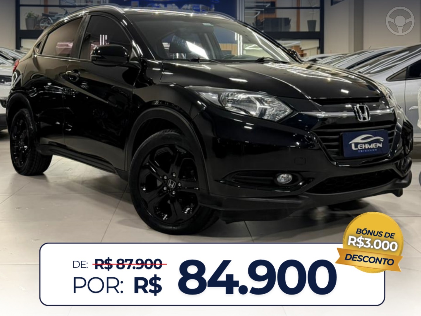 HR-V 1.8 16V FLEX EX 4P AUTOMÁTICO - 2016 - CAXIAS DO SUL
