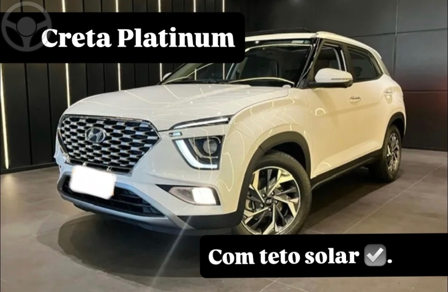 CRETA 1.0 PLATINUM TURBO 12V FLEX 4P AUTOMÁTICO - 2022 - NOVO HAMBURGO