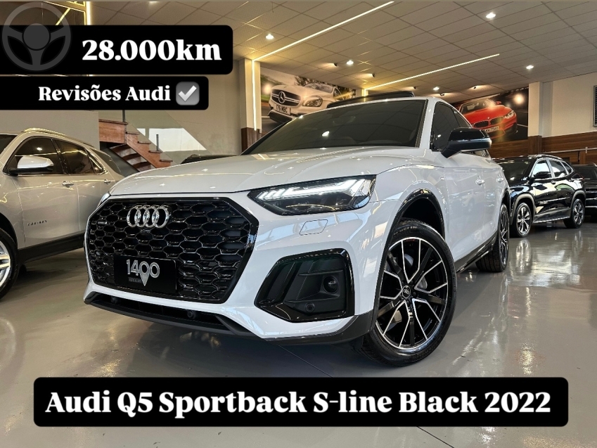 Q5 2.0 TFSI S LINE BLACK QUATTRO S TRONIC 4P - 2022 - NOVO HAMBURGO