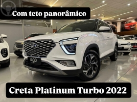 creta 1.0 platinum turbo 12v flex 4p automatico 2022 novo hamburgo