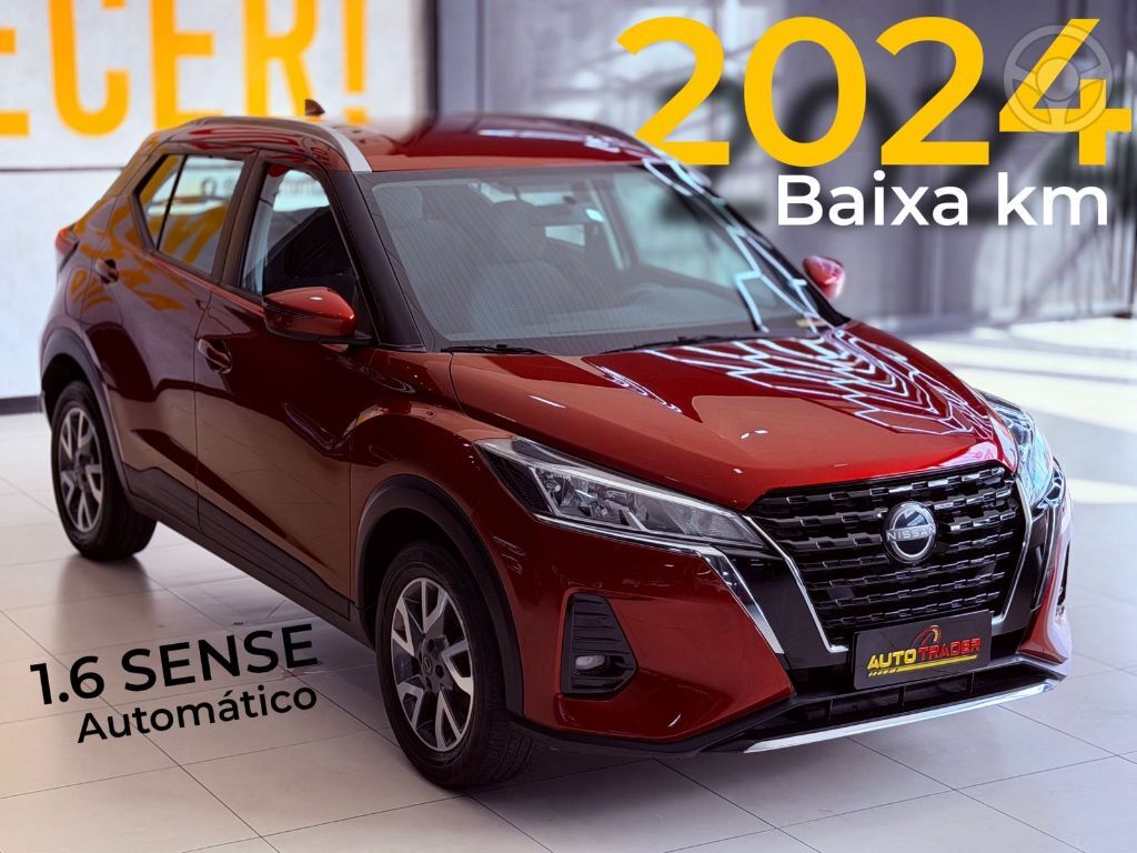 KICKS SENSE 1.6 16V FLEX AUT. - 2024 - CHARQUEADAS