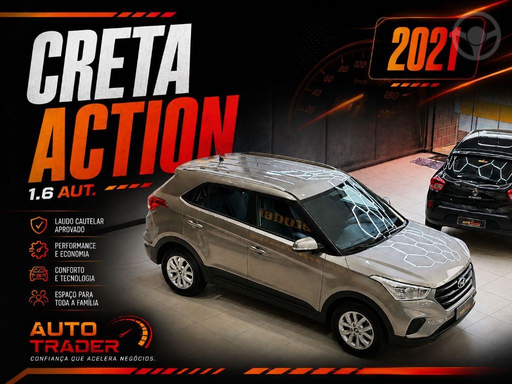 CRETA ACTION 1.6 16V FLEX AUT. - 2021 - CHARQUEADAS