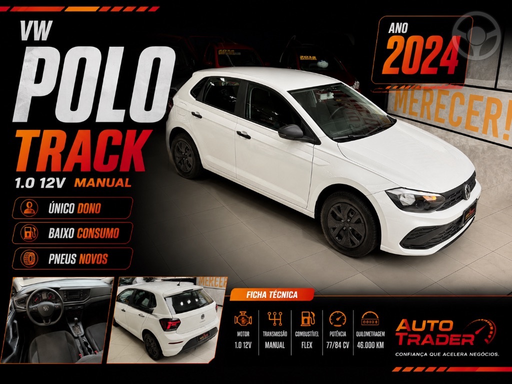 POLO TRACK 1.0 FLEX 12V 5P - 2024 - CHARQUEADAS