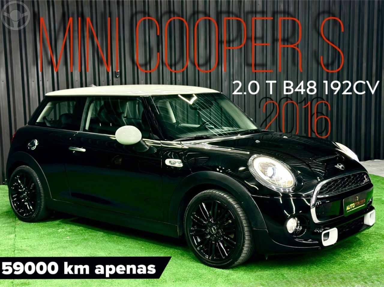 COOPER S 2.0 TURBO 16V 3P AUT. - 2016 - CHARQUEADAS