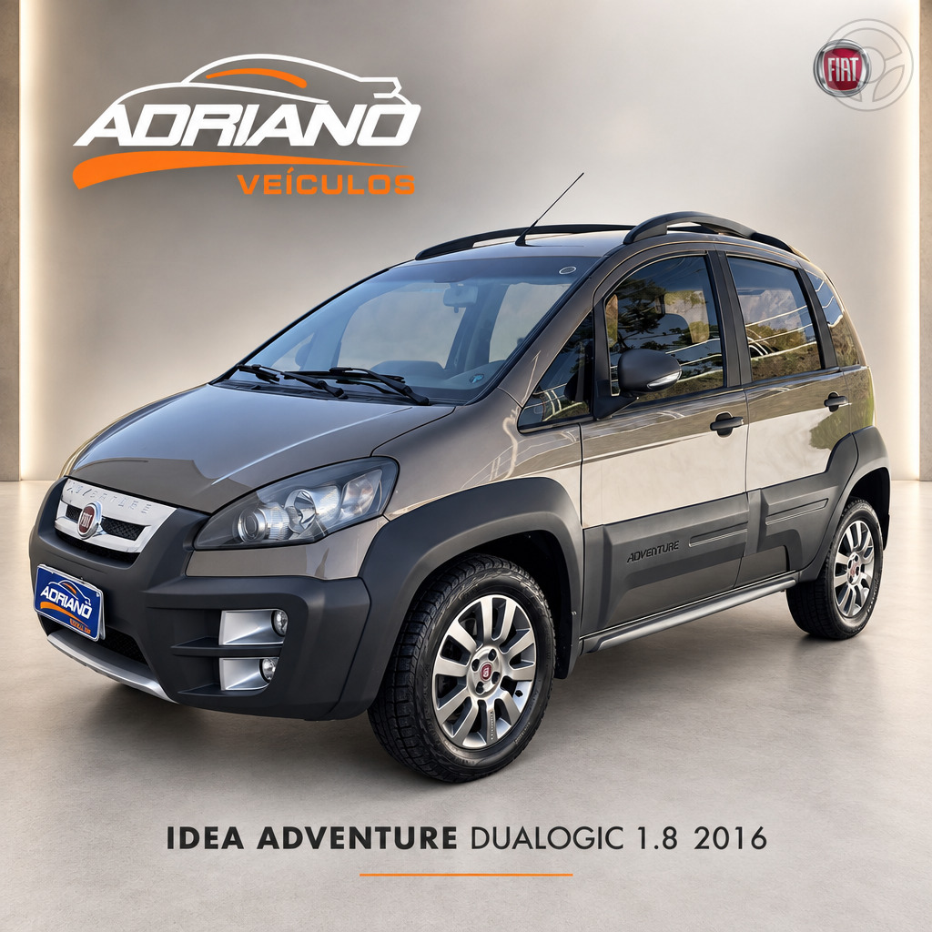 IDEA 1.8 MPI ADVENTURE 16V FLEX 4P AUTOMATIZADO - 2016 - SANTA CRUZ DO SUL
