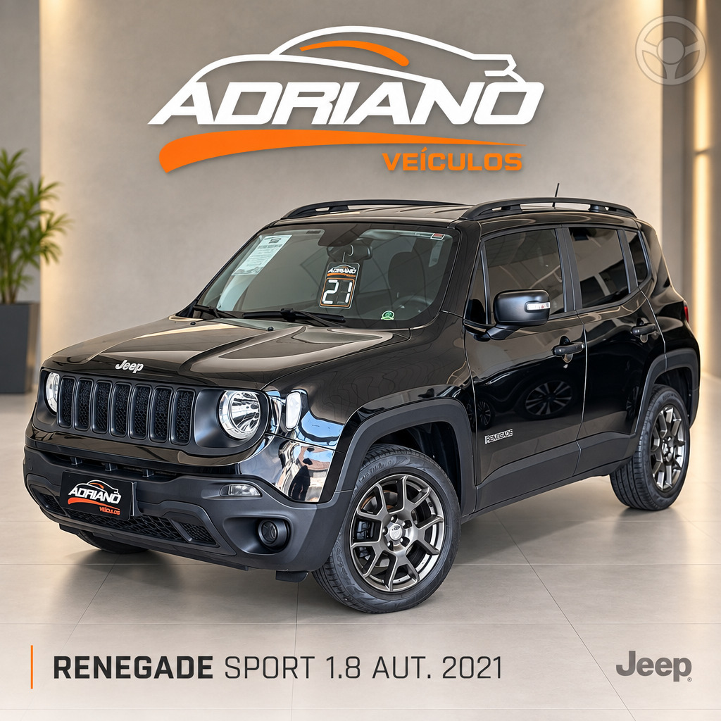 RENEGADE 1.8 16V FLEX SPORT 4P AUTOMÁTICO - 2021 - SANTA CRUZ DO SUL