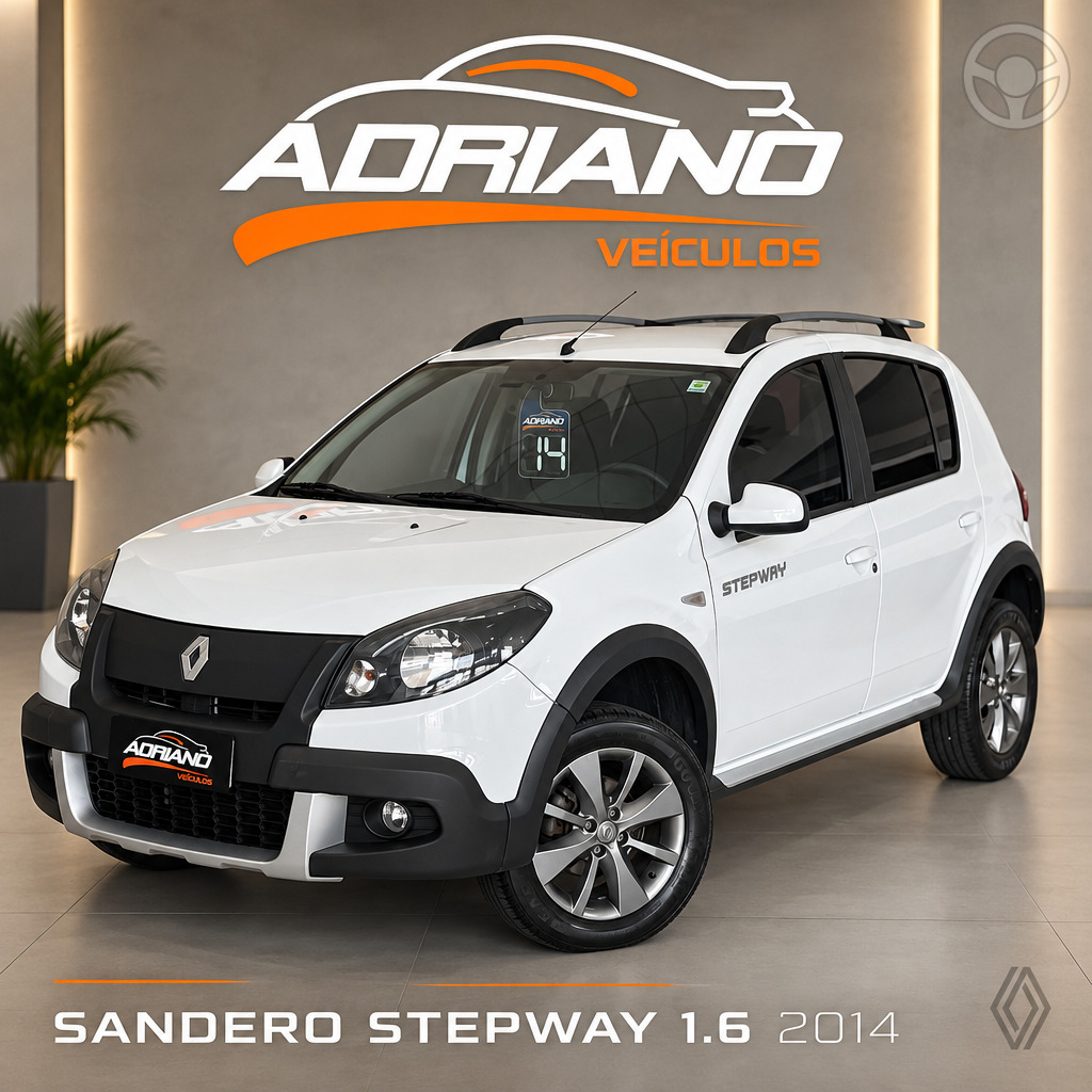 SANDERO 1.6 STEPWAY 16V FLEX 4P MANUAL - 2014 - SANTA CRUZ DO SUL