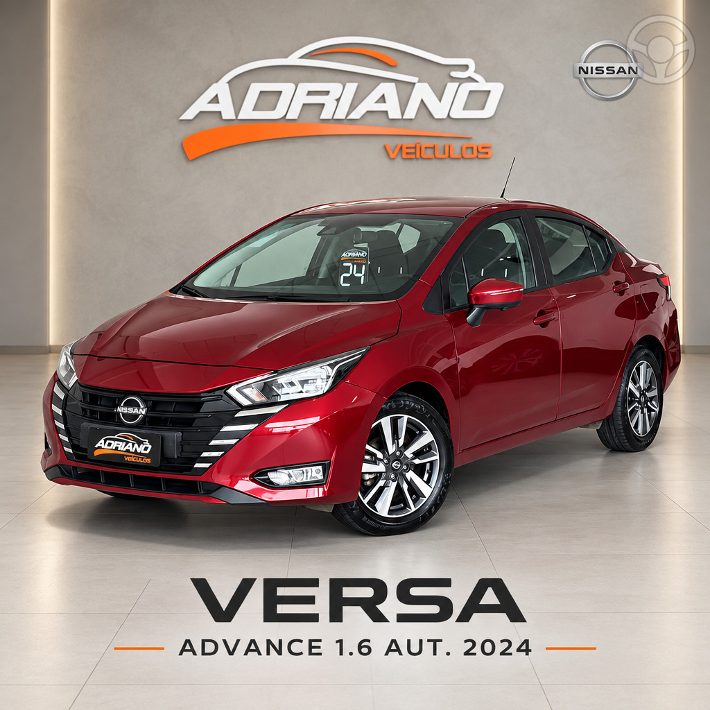 VERSA 1.6 ADVANCE 16V FLEX 4P AUTOMÁTICO - 2024 - SANTA CRUZ DO SUL