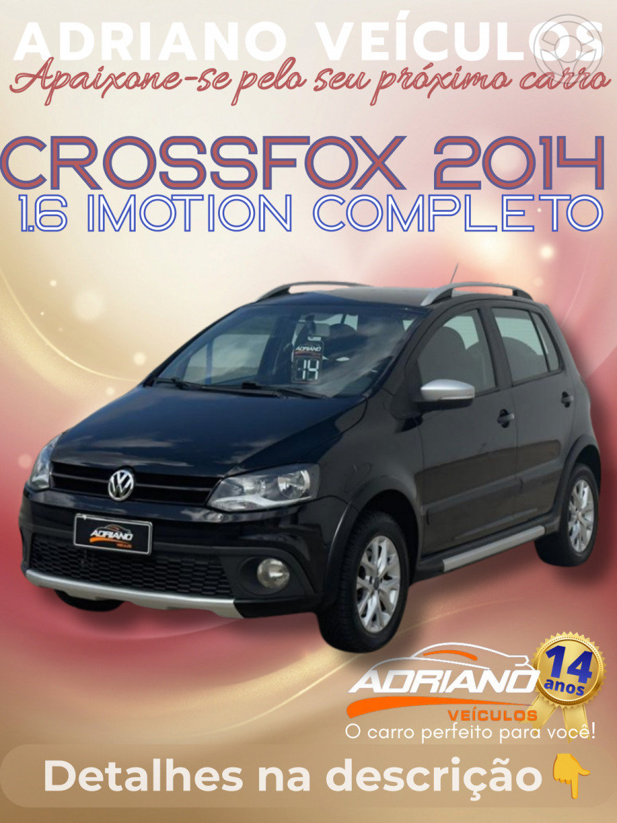 CROSSFOX 1.6 MI FLEX 8V 4P AUTOMATIZADO - 2014 - SANTA CRUZ DO SUL