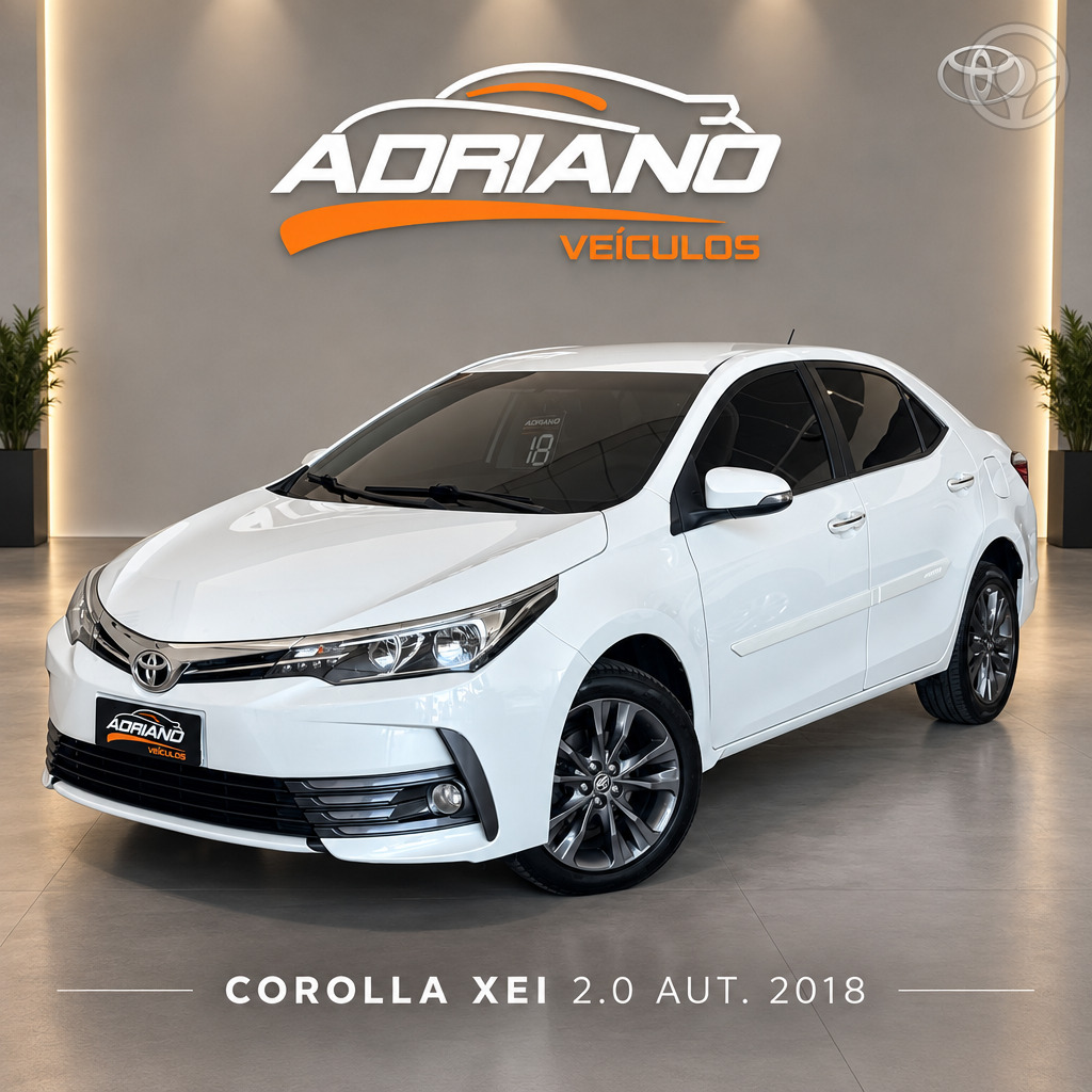 COROLLA 2.0 XEI 16V FLEX 4P AUTOMÁTICO - 2018 - SANTA CRUZ DO SUL