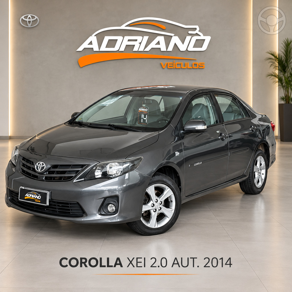 COROLLA 2.0 XEI 16V FLEX 4P AUTOMÁTICO - 2014 - SANTA CRUZ DO SUL