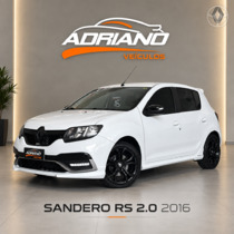 sandero 2.0 rs 16v flex 4p manual 2016 santa cruz do sul
