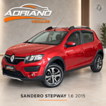 sandero 1.6 stepway 8v flex 4p manual 2015 santa cruz do sul