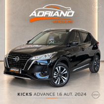 kicks 1.6 advance 16v flex 4p automatico 2024 santa cruz do sul
