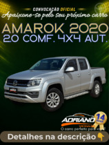 amarok 2.0 4x4 tdi comfortiline cd diesel 4p automatico 2020 santa cruz do sul