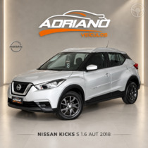 kicks 1.6 16v flex s xtronic 4p automatico 2018 santa cruz do sul