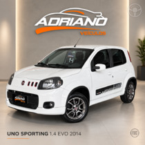 uno 1.4 evo sporting 8v flex 4p manual 2014 santa cruz do sul