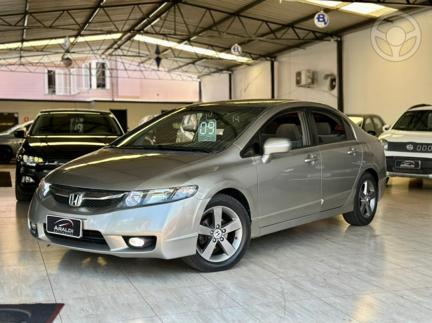 CIVIC 1.8 LXS 16V FLEX 4P MANUAL - 2009 - VACARIA