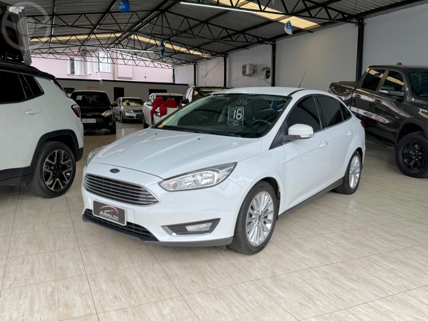 FOCUS 2.0 TITANIUM SEDAN 16V FLEX 4P AUTOMÁTICO - 2016 - VACARIA