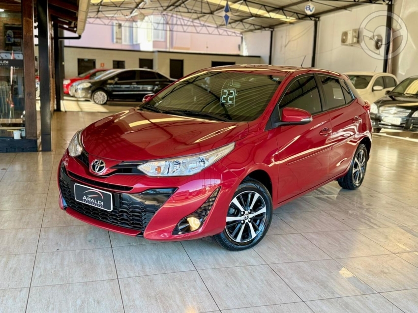 YARIS 1.5 XS 16V FLEX 4P AUTOMÁTICO - 2022 - LAGOA VERMELHA