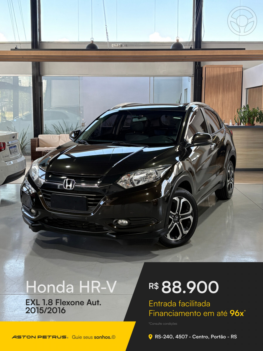 HR-V 1.8 16V FLEX EXL 4P AUTOMÁTICO - 2016 - PORTãO