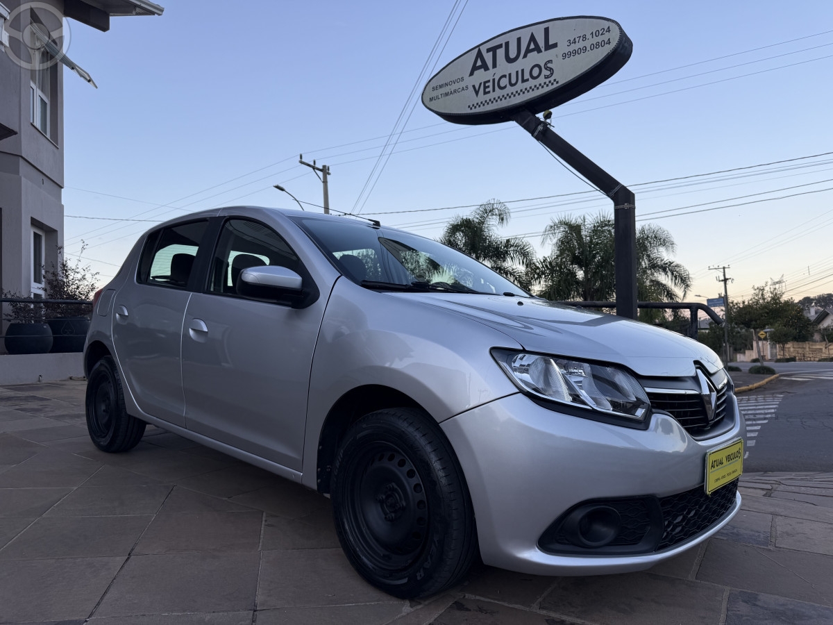 SANDERO 1.0 EXPRESSION 16V FLEX 4P MANUAL - 2016 - VISTA ALEGRE DO PRATA
