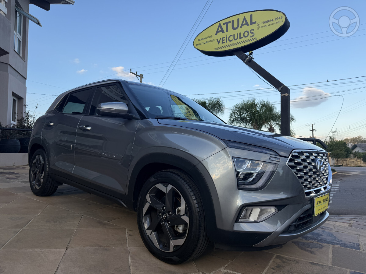 CRETA 2.0 ULTIMATE 16V FLEX 4P AUTOMÁTICO - 2024 - VISTA ALEGRE DO PRATA