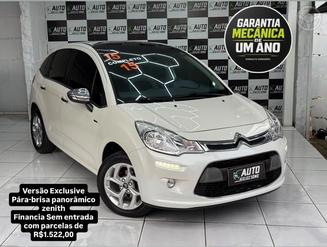 C3 1.5 EXCLUSIVE 8V FLEX 4P MANUAL - 2015 - CAXIAS DO SUL