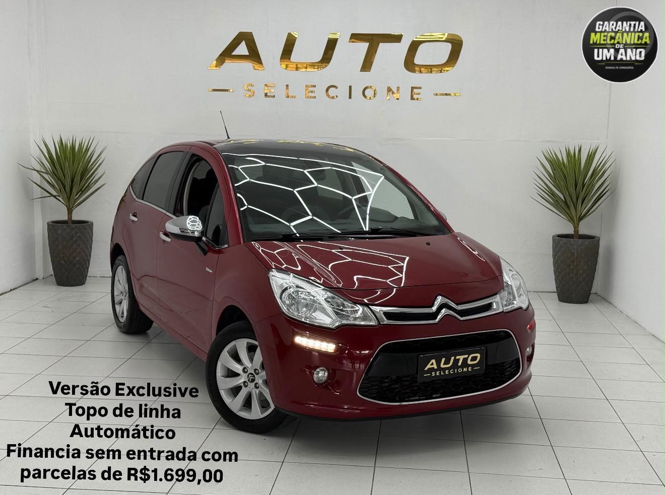 C3 1.6 EXCLUSIVE 16V FLEX 4P AUTOMATICO - 2014 - CAXIAS DO SUL