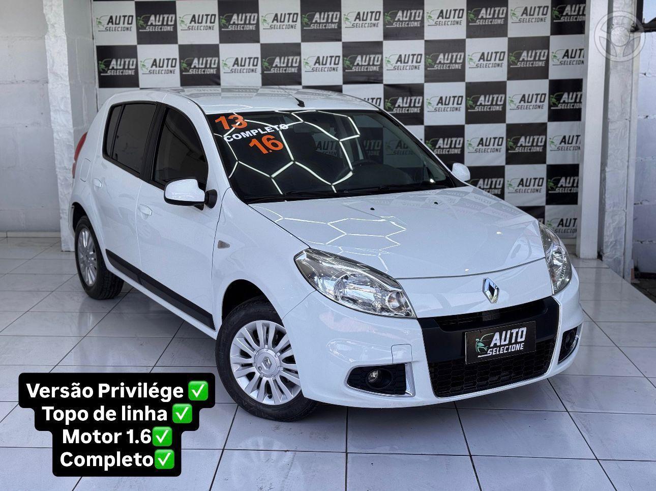 SANDERO 1.6 PRIVILEGE 8V FLEX 4P MANUAL - 2013 - CAXIAS DO SUL
