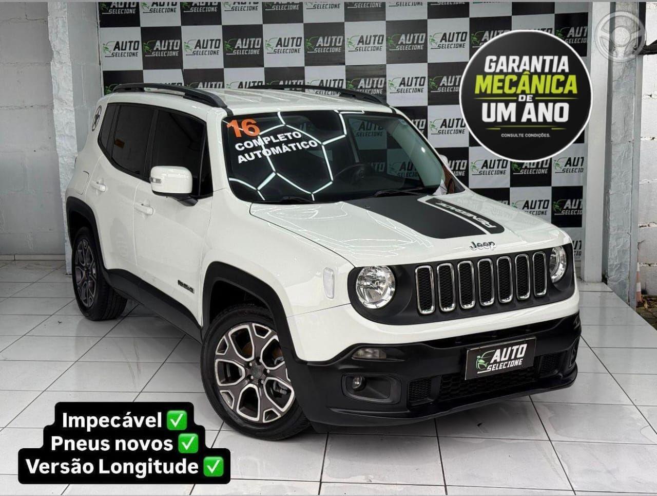 RENEGADE 1.8 16V FLEX LONGITUDE 4P AUTOMATICO - 2016 - CAXIAS DO SUL