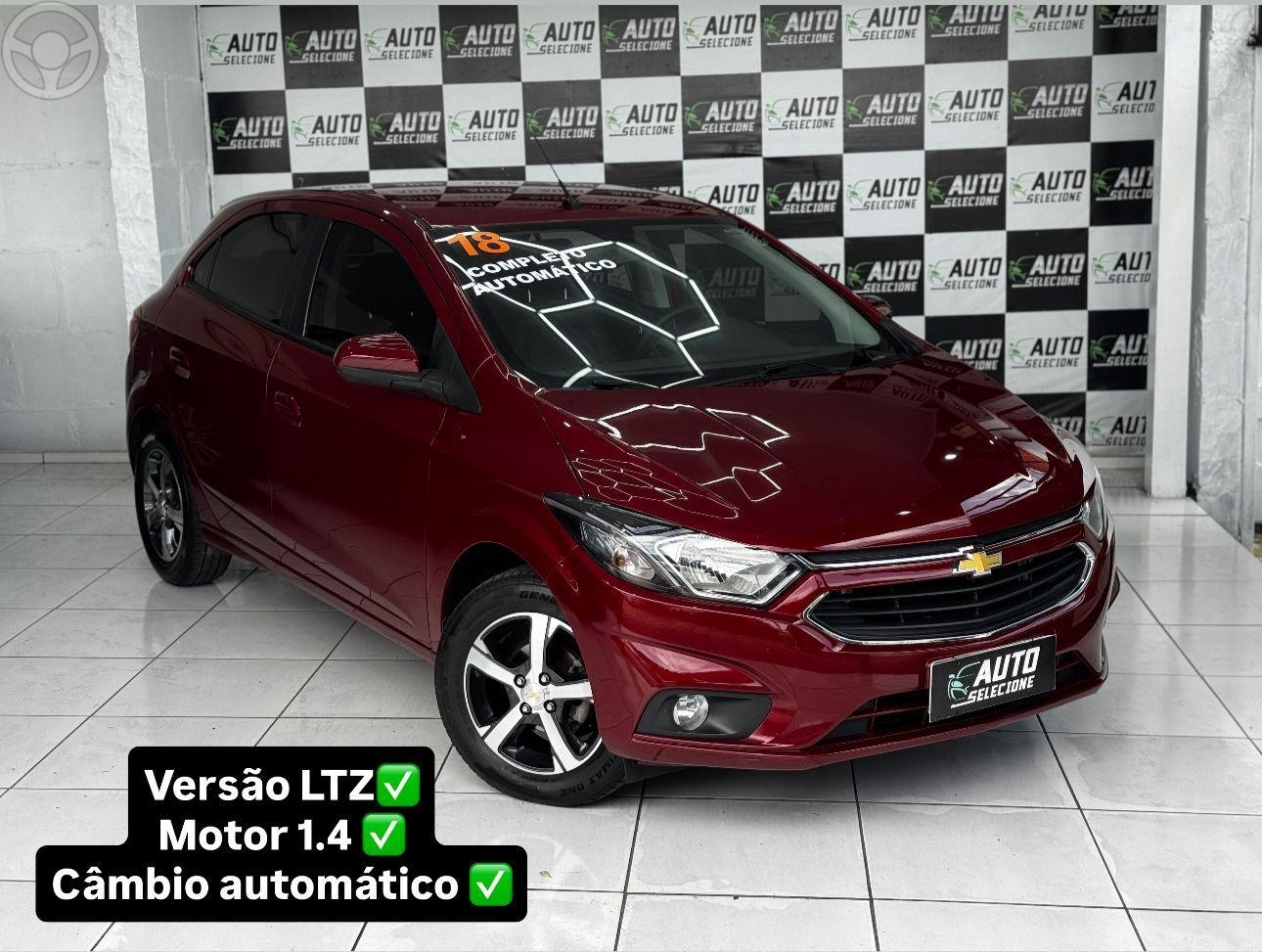 ONIX 1.4 MPFI LTZ 8V FLEX 4P AUTOMATICO - 2018 - CAXIAS DO SUL
