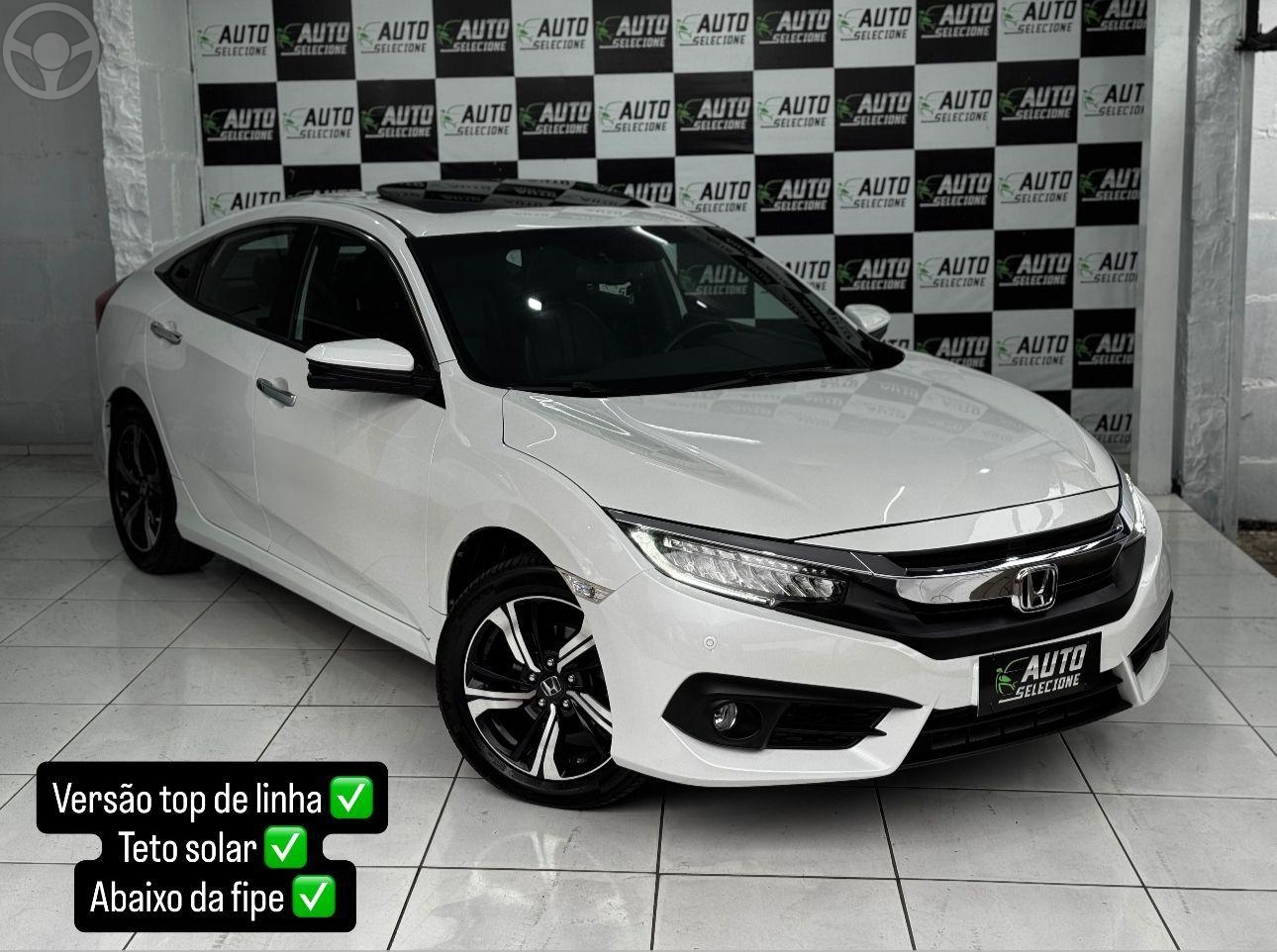 CIVIC 1.5 16V TURBO TOURING 4P CVT - 2017 - CAXIAS DO SUL