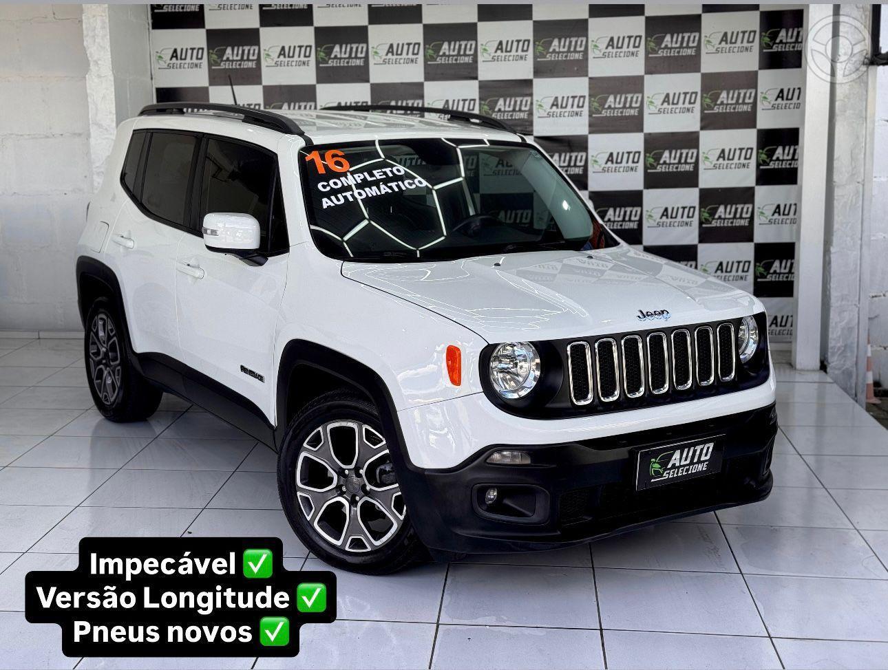 RENEGADE 1.8 16V FLEX LONGITUDE 4P AUTOMATICO - 2016 - CAXIAS DO SUL