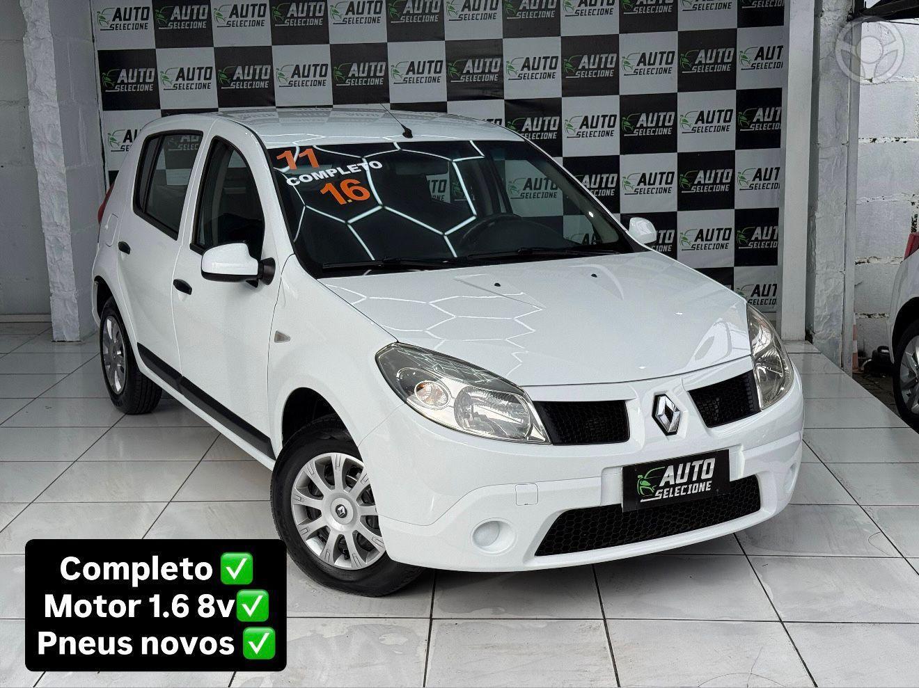 SANDERO 1.6 EXPRESSION 8V FLEX 4P MANUAL - 2011 - CAXIAS DO SUL