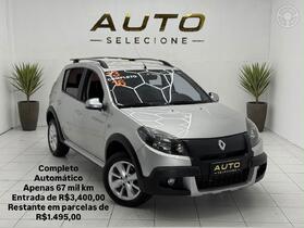 sandero 1.6 stepway 16v flex 4p automatico 2013 caxias do sul