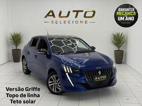 208 1.6 griffe 16v flex 4p automatico 2022 caxias do sul