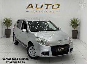 sandero 1.6 privilege 8v hi flex 4p manual 2012 caxias do sul