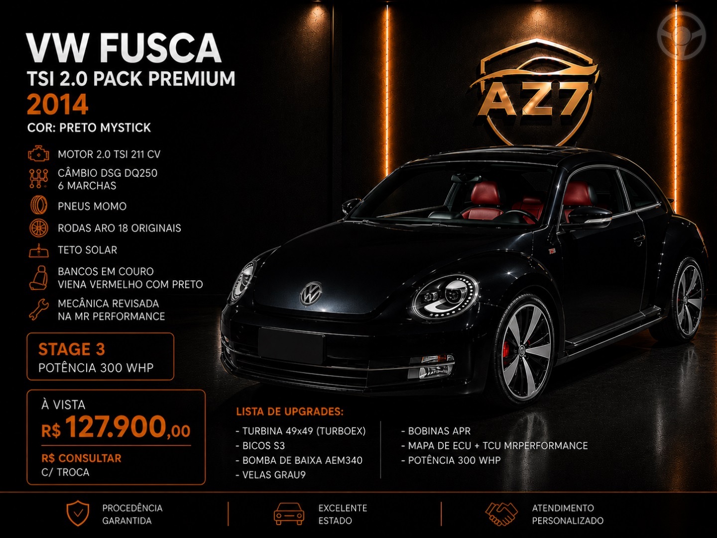 FUSCA 2.0 TSI 16V 2P AUTOMÁTICO - 2014 - NOVO HAMBURGO