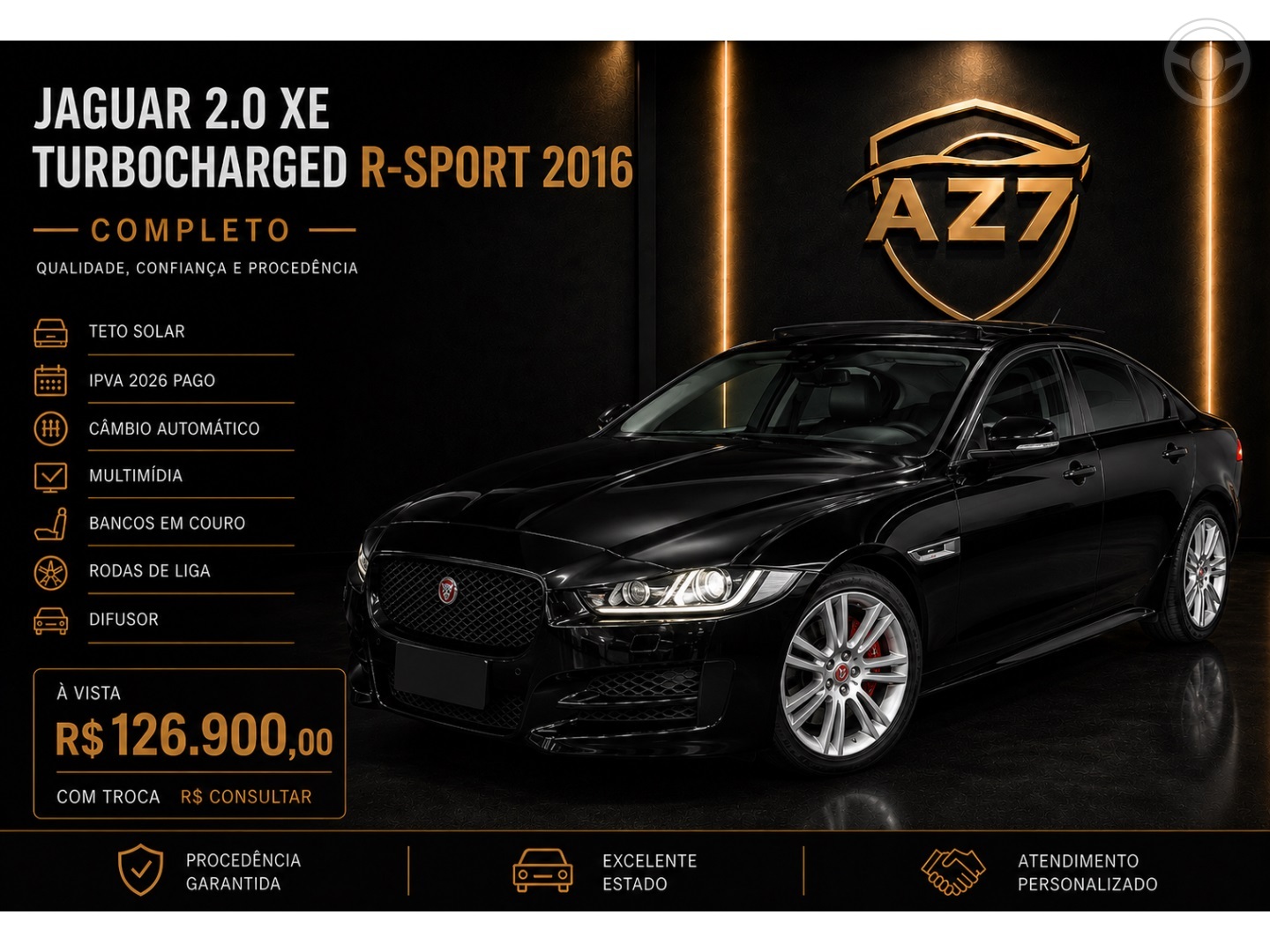 XE 2.0 16V SI4 TURBO R-SPORT 4P AUTOMÁTICO - 2016 - NOVO HAMBURGO