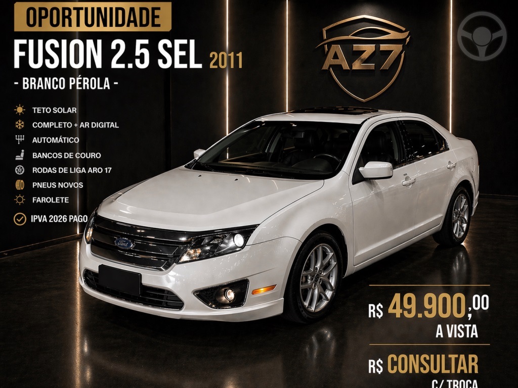 FUSION 2.5 SEL 16V 4P AUTOMÁTICO - 2011 - NOVO HAMBURGO