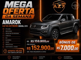 amarok 3.0 v6 tdi diesel highline extreme cd 4motion automatico 2019 novo hamburgo