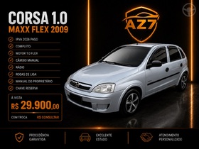 corsa 1.0 mpfi maxx 8v flex 4p manual 2009 novo hamburgo