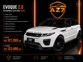 range rover evoque 2.0 hse dynamic 4wd 16v 4p automatico 2016 novo hamburgo