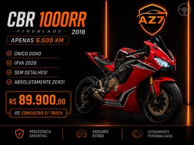 cbr 1000rr fireblade 2018 novo hamburgo