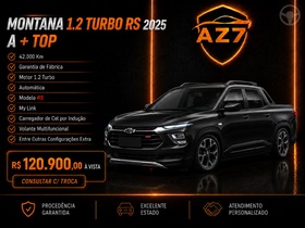 montana 1.2 turbo rs automatico 2025 novo hamburgo