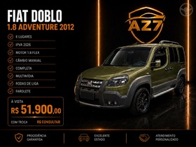doblo 1.8 mpi adventure 16v flex 4p manual 2012 novo hamburgo