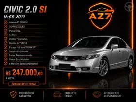 civic 2.0 si 16v 4p manual 2011 novo hamburgo