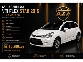 c3 1.6 tendance 16v flex 4p automatico 2015 novo hamburgo