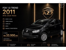 fox 1.0 mi trend 8v flex 4p manual 2011 novo hamburgo